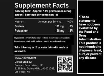 Alklyte™ Original – Alkaline Electrolytes Support a Healthy Acid-Base pH Balance – 2 oz